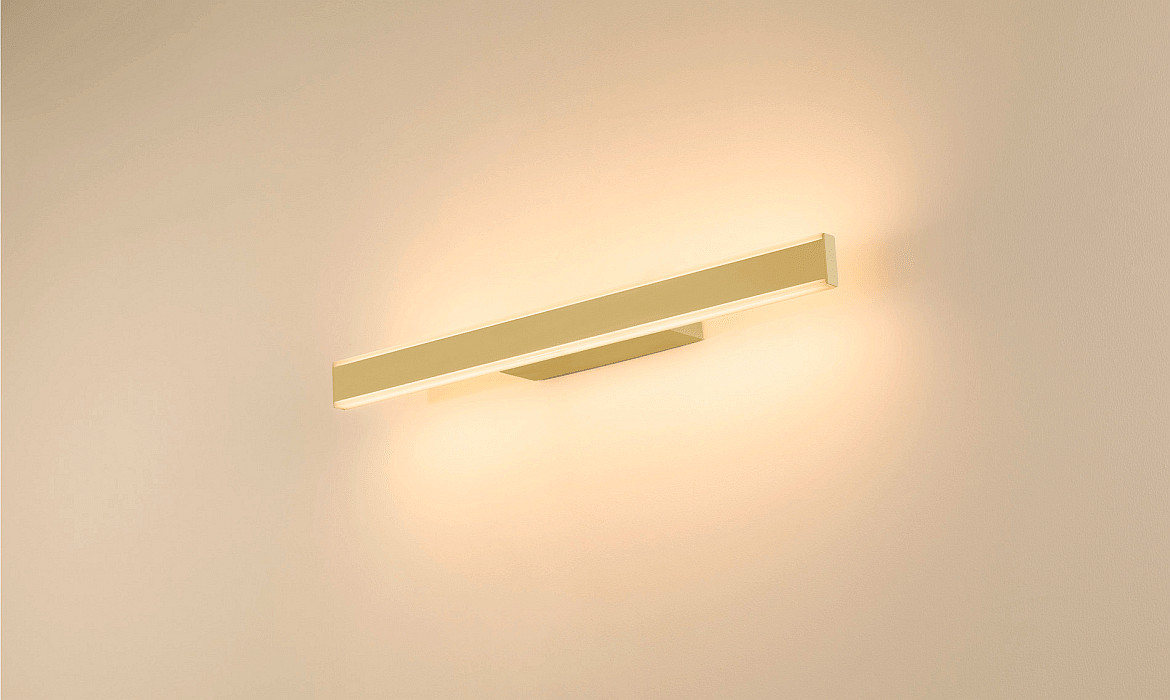 SLV wall luminaire ONE LINEAR 50 - PHASE up / down, CCT Switch IP44, white dimmable SLV wall luminaire ONE LINEAR 50 - PHASE up / down, CCT Switch IP44, white dimmable