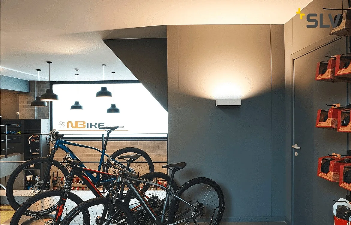 SLV LED Wall luminaire SHELL 30, 54W, 3000K, white SLV LED Wall luminaire SHELL 30, 54W, 3000K, white