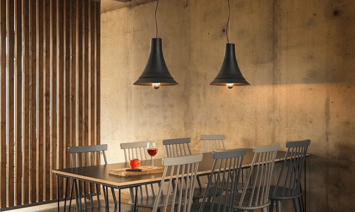 SLV Luminaire à suspension BATO 35 PD petit, rond E27 IP20, noir gradable SLV Luminaire à suspension BATO 35 PD petit, rond E27 IP20, noir gradable