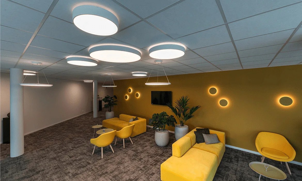 SLV LED Pendant luminaire ONE 60 DALI LED, 25W, 3000/4000K, 1400/1500lm, white SLV LED Pendant luminaire ONE 60 DALI LED, 25W, 3000/4000K, 1400/1500lm, white