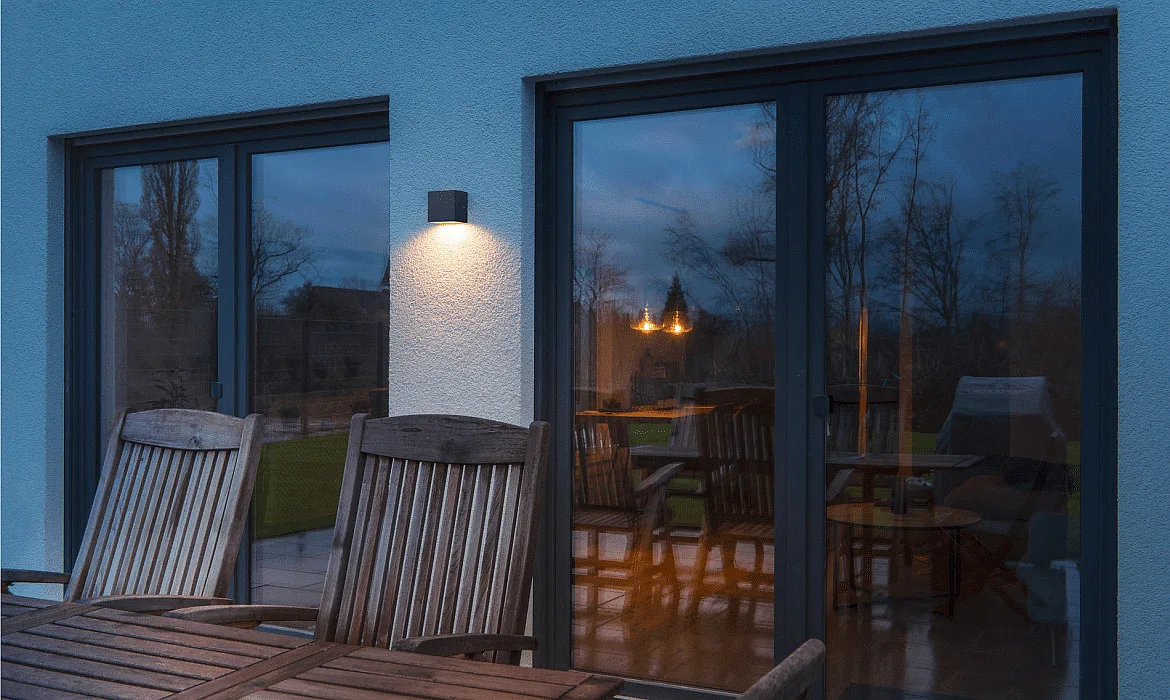 SLV LED Outdoor Wall luminaire SITRA S WL SINGLE, CCT switch, 3000/4000K, anthracite SLV LED Outdoor Wall luminaire SITRA S WL SINGLE, CCT switch, 3000/4000K, anthracite