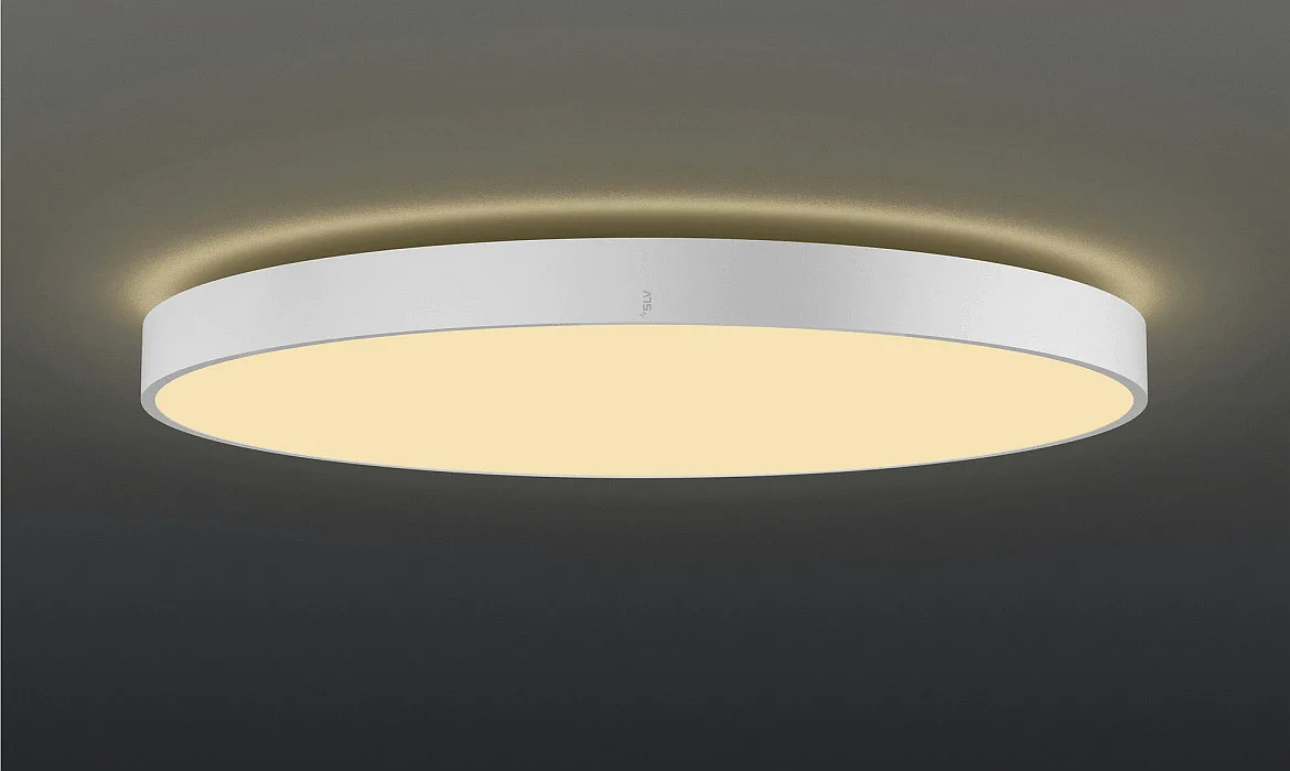 SLV Luminaire de plafond MEDO® 90 rond, CCT Switch IP50, blanche gradable SLV Luminaire de plafond MEDO® 90 rond, CCT Switch IP50, blanche gradable