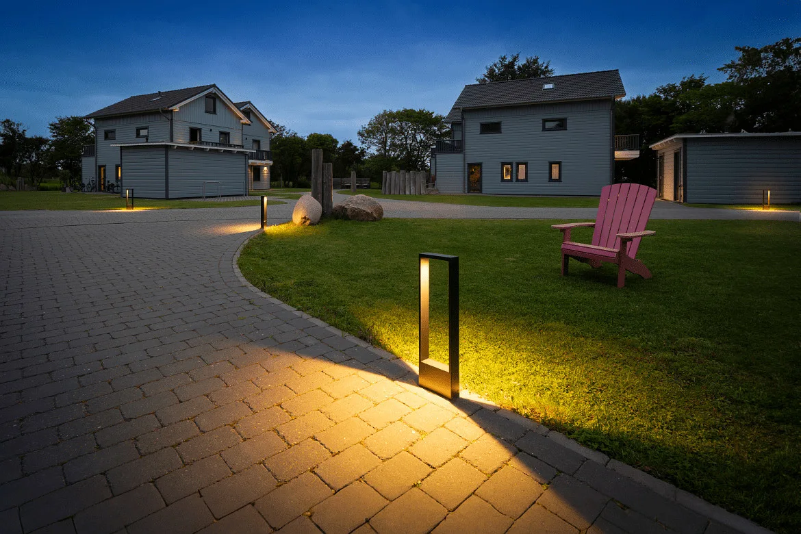 SLV outdoor floor lamp FLATT II 62 PHASE down, sea-air resistant IP65, black, lacquered dimmable SLV outdoor floor lamp FLATT II 62 PHASE down, sea-air resistant IP65, black, lacquered dimmable