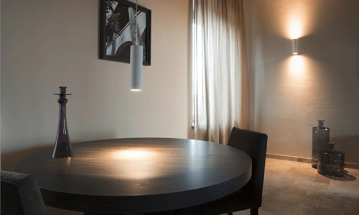 SLV Wall luminaire PLASTRA Tube, plaster, white, 2xGU10 SLV Wall luminaire PLASTRA Tube, plaster, white, 2xGU10
