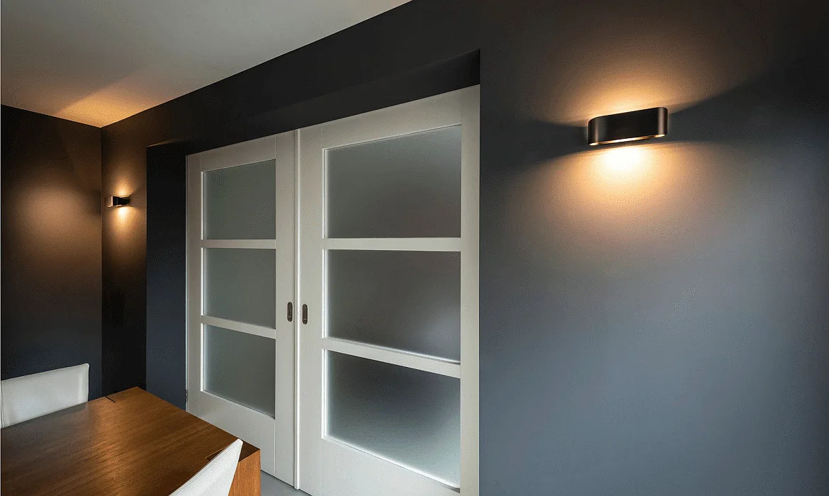 SLV Luminaire mural OSSA 300 haut bas, ovale R7s IP20, noir gradable SLV Luminaire mural OSSA 300 haut bas, ovale R7s IP20, noir gradable