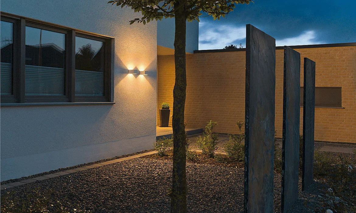 SLV Wall luminaire LOGS WALL, square, LED warmwhite, 6W, SLV Wall luminaire LOGS WALL, square, LED warmwhite, 6W,
