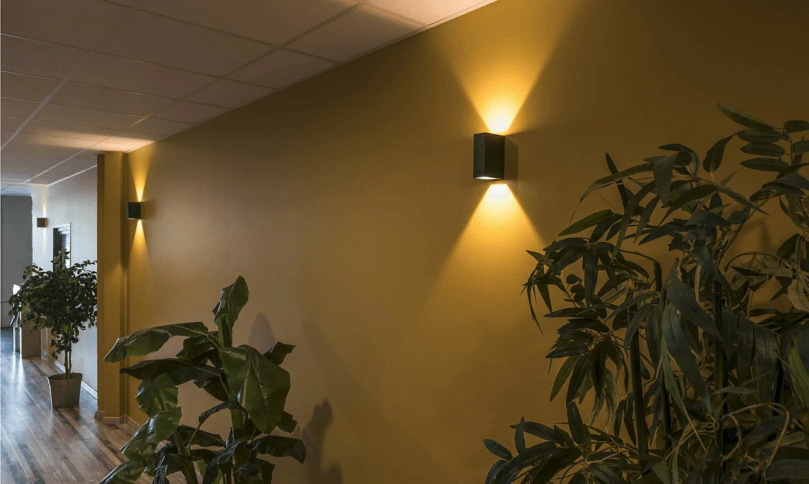 SLV Luminaire mural QUAD 2 XL angulaire IP44, anthrazit SLV Luminaire mural QUAD 2 XL angulaire IP44, anthrazit