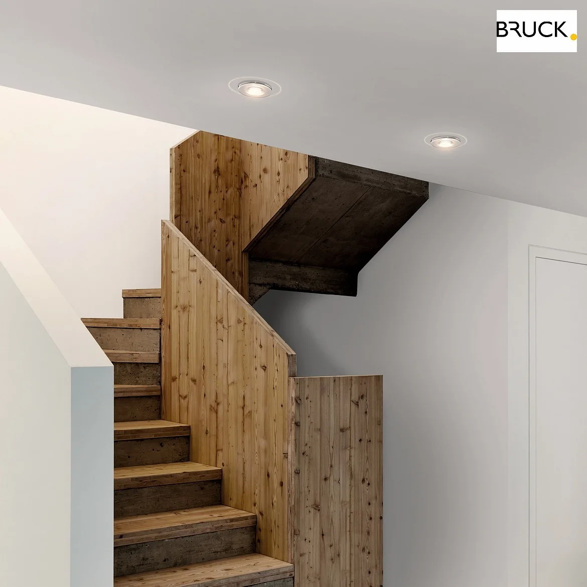 BRUCK Luminaire de plafond EUCLID MIN AC C IP20, chrome gradable BRUCK Luminaire de plafond EUCLID MIN AC C IP20, chrome gradable