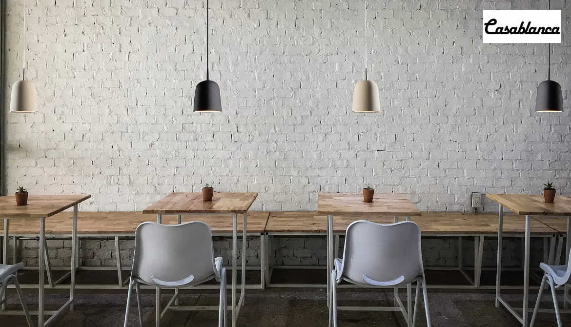 Casablanca Pendant luminaire CLAVIO S, E27, IP20, Lava anthracite Casablanca Pendant luminaire CLAVIO S, E27, IP20, Lava anthracite