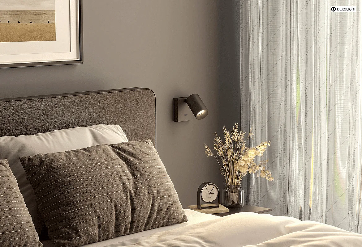 Deko-Light reading lamp CAN TILT SQUARE square, with switch, cardanic swivelling GU10 IP20, black Deko-Light reading lamp CAN TILT SQUARE square, with switch, cardanic swivelling GU10 IP20, black