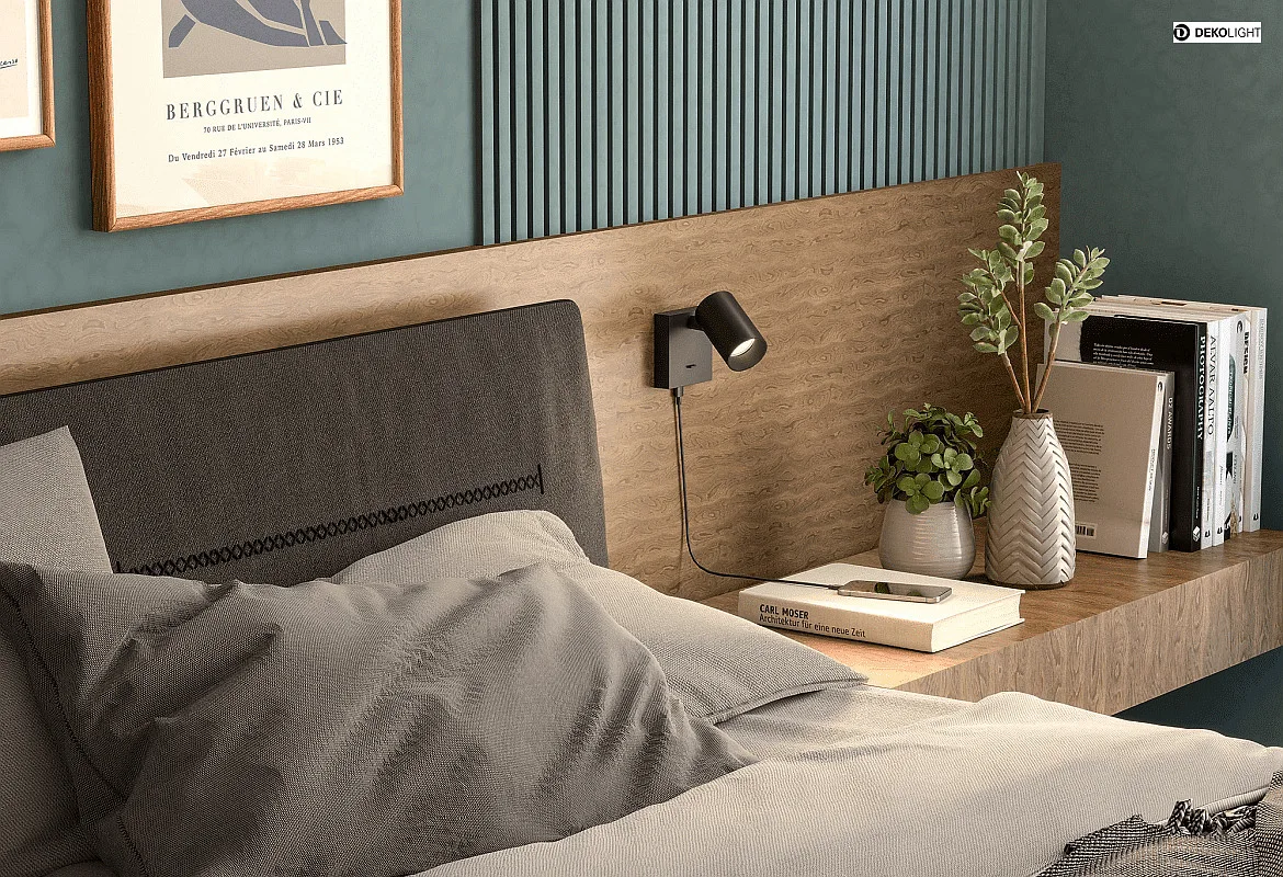 Deko-Light reading lamp CAN TILT SQUARE USB square, with switch, with USB charging function, cardanic swivelling GU10 IP20, black Deko-Light reading lamp CAN TILT SQUARE USB square, with switch, with USB charging function, cardanic swivelling GU10 IP20, black