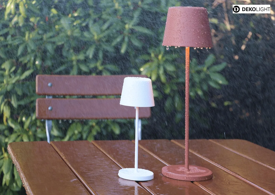Deko-Light Lampe de table à accu CANIS CCT Switch, avec variateur tactile, sans chargeur IP65, mat, terre cuite gradable Deko-Light Lampe de table à accu CANIS CCT Switch, avec variateur tactile, sans chargeur IP65, mat, terre cuite gradable