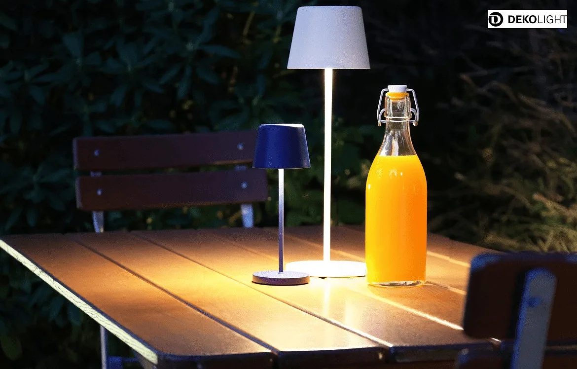 Deko-Light Lampe de table à accu CANIS CCT Switch, avec variateur tactile, sans chargeur IP65, mat, blanc trafic gradable Deko-Light Lampe de table à accu CANIS CCT Switch, avec variateur tactile, sans chargeur IP65, mat, blanc trafic gradable