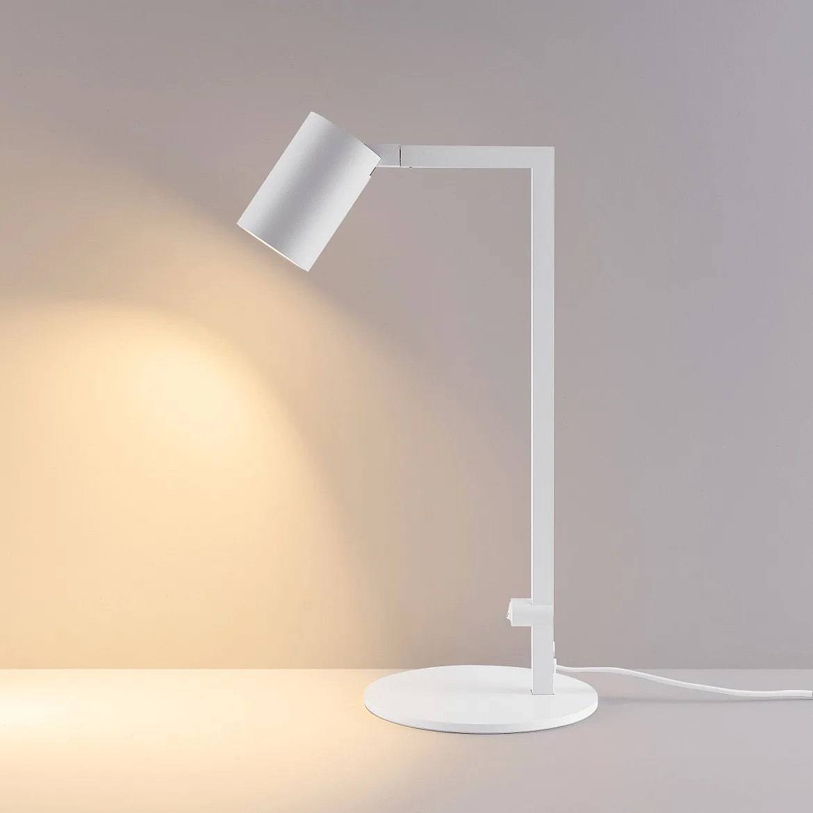Deko-Light table lamp CAN TILT BASE MIX'N MATCH 1/3 with switch, without shade, with plug GU10 IP20, white Deko-Light table lamp CAN TILT BASE MIX'N MATCH 1/3 with switch, without shade, with plug GU10 IP20, white