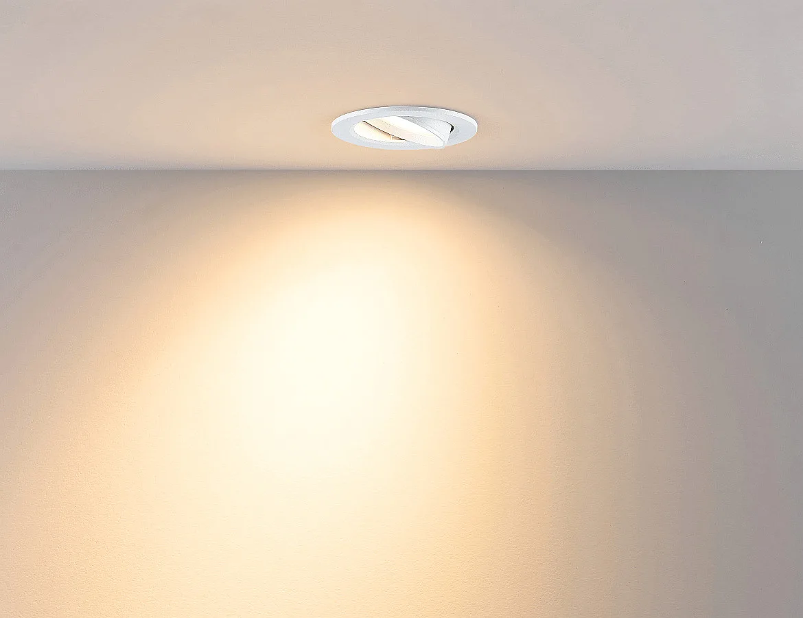 Deko-Light recessed spotlight SURTUR TILT 83 CCT swivelling, CCT Switch IP20/IP44, white dimmable Deko-Light recessed spotlight SURTUR TILT 83 CCT swivelling, CCT Switch IP20/IP44, white dimmable