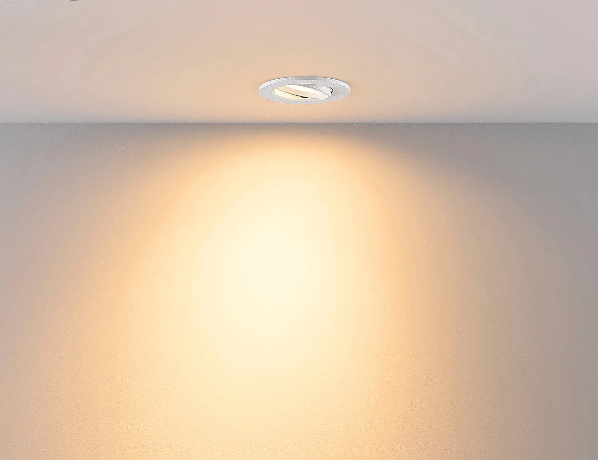 Deko-Light recessed spotlight SURTUR TILT 68 DTW swivelling, Dim-To-Warm IP20/IP44, white dimmable Deko-Light recessed spotlight SURTUR TILT 68 DTW swivelling, Dim-To-Warm IP20/IP44, white dimmable