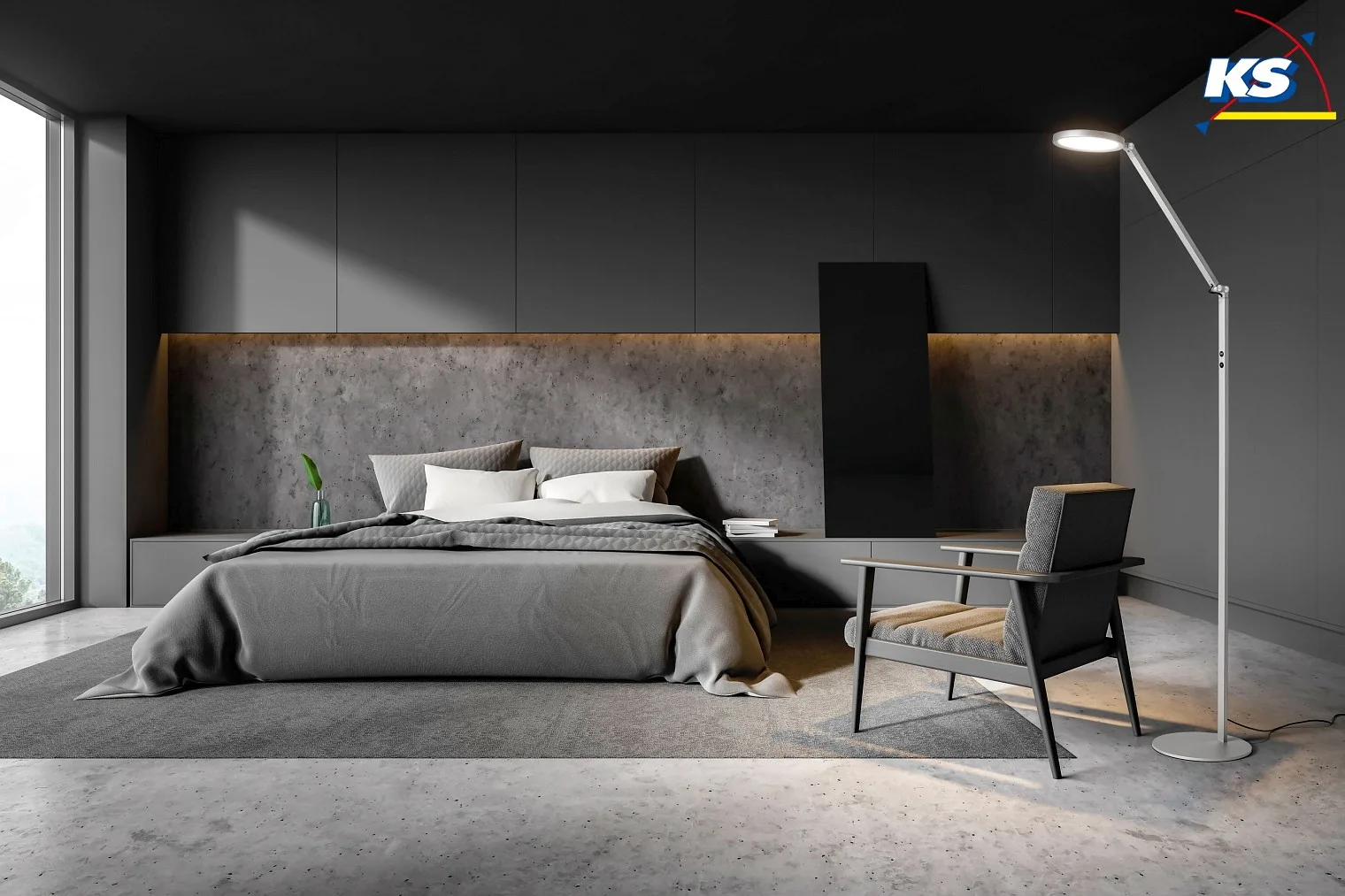 Fabas Luce Lampe de lecture REGINA dimmable, Tunable White, réglable IP20, aluminium, satiné gradable Fabas Luce Lampe de lecture REGINA dimmable, Tunable White, réglable IP20, aluminium, satiné gradable