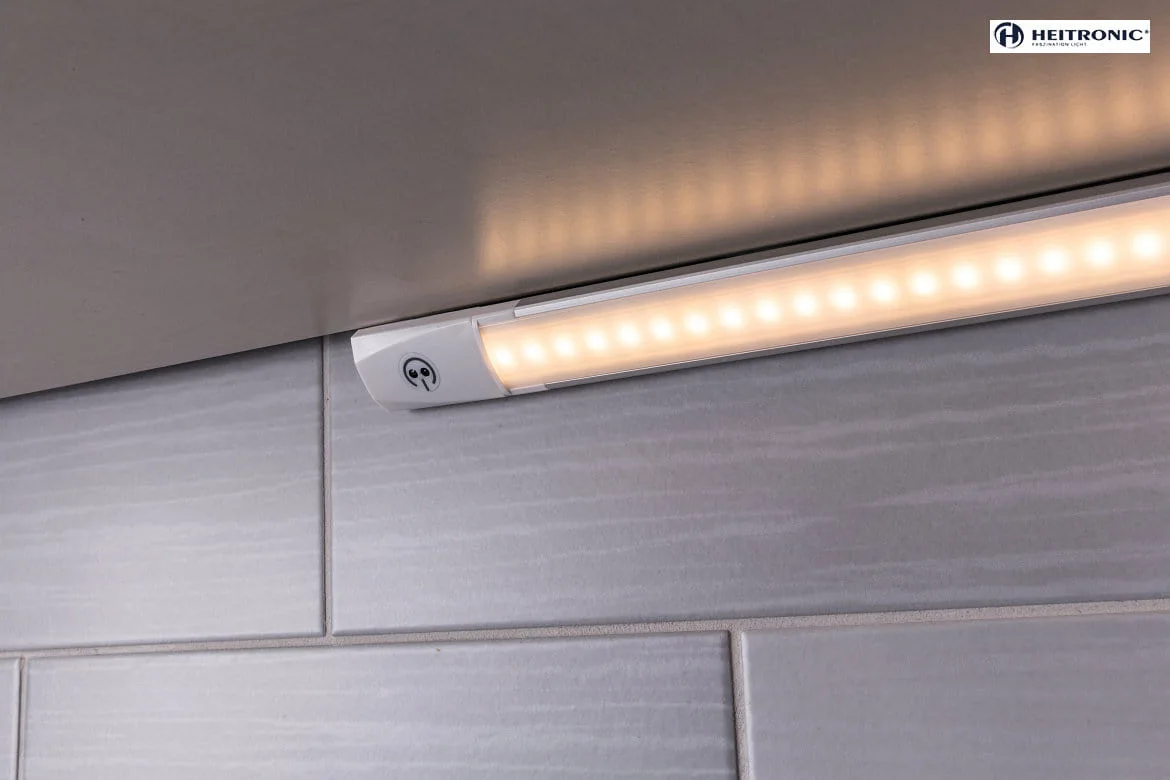 HEITRONIC LED Under cabinet luminaire MECANO 110°, 3000K, 300mm, 5W, 320lm HEITRONIC LED Under cabinet luminaire MECANO 110°, 3000K, 300mm, 5W, 320lm