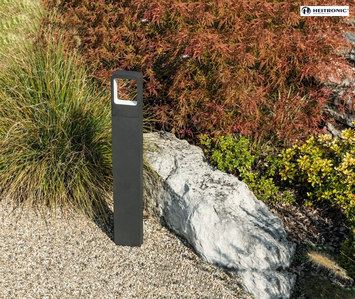 HEITRONIC LED Floor lamp JUNA Outdoor luminaire, 800mm, 6W, 120°, 3000K, 300lm, IP54, anthracite HEITRONIC LED Floor lamp JUNA Outdoor luminaire, 800mm, 6W, 120°, 3000K, 300lm, IP54, anthracite
