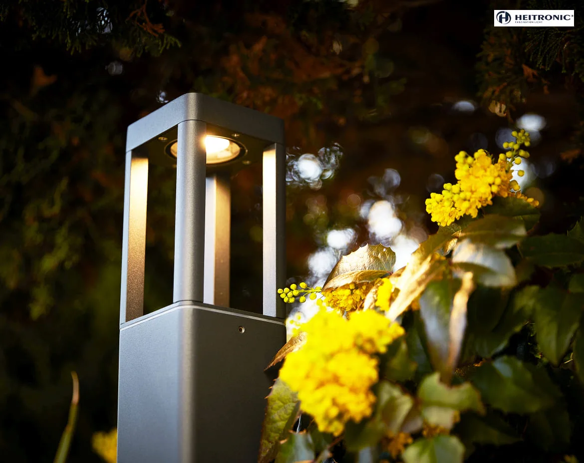 HEITRONIC Lampadaire d’extérieur TOSKANA II carré, commutable, reculer IP65, anthrazit HEITRONIC Lampadaire d’extérieur TOSKANA II carré, commutable, reculer IP65, anthrazit