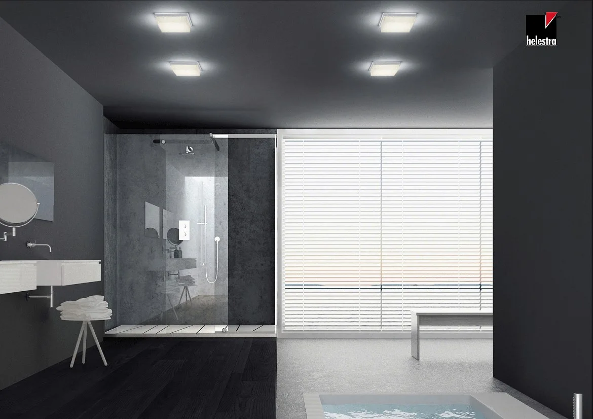 Helestra LED Ceiling luminaire COSI 210 LED Bathroom luminaire, IP30, chrome Helestra LED Ceiling luminaire COSI 210 LED Bathroom luminaire, IP30, chrome