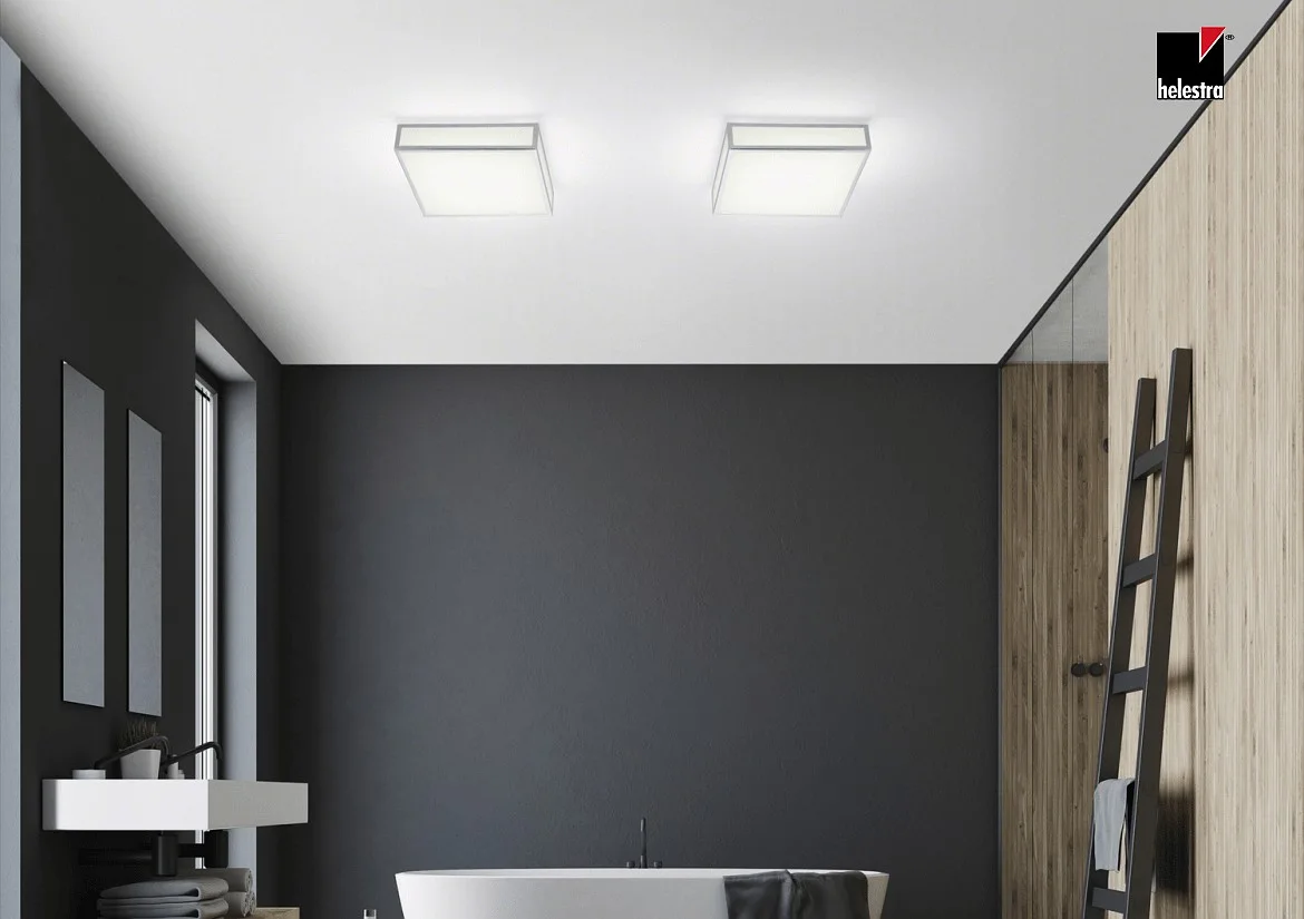 Helestra LED Ceiling luminaire ZELO 30 LED Bathroom luminaire, IP44, chrome Helestra LED Ceiling luminaire ZELO 30 LED Bathroom luminaire, IP44, chrome