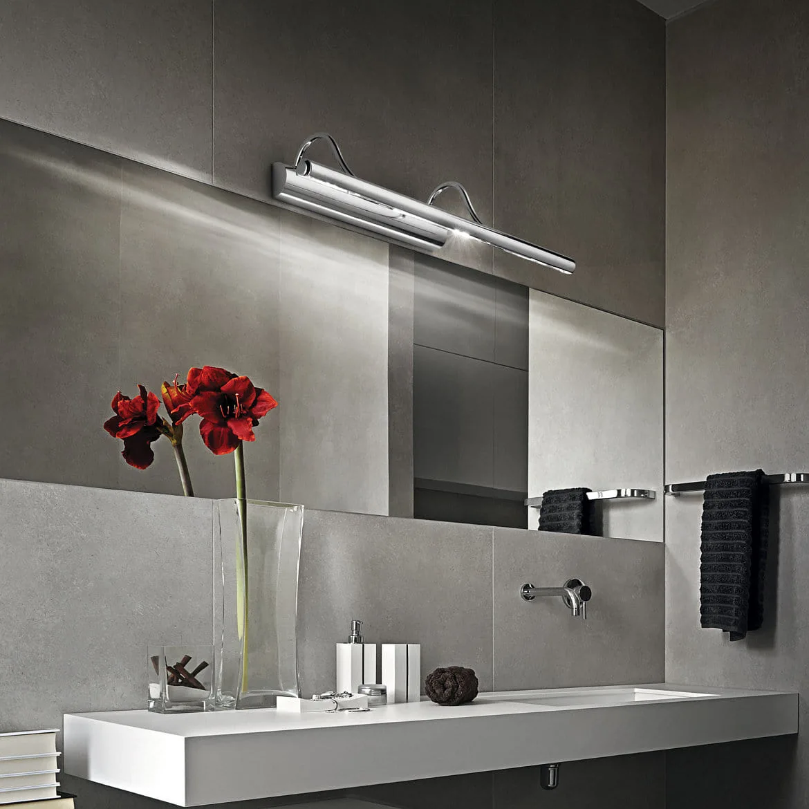 Ideal Lux Wall luminaire MIRROR-10 AP4 Mirror luminaire, 4x G9, 40W, chrome Ideal Lux Wall luminaire MIRROR-10 AP4 Mirror luminaire, 4x G9, 40W, chrome