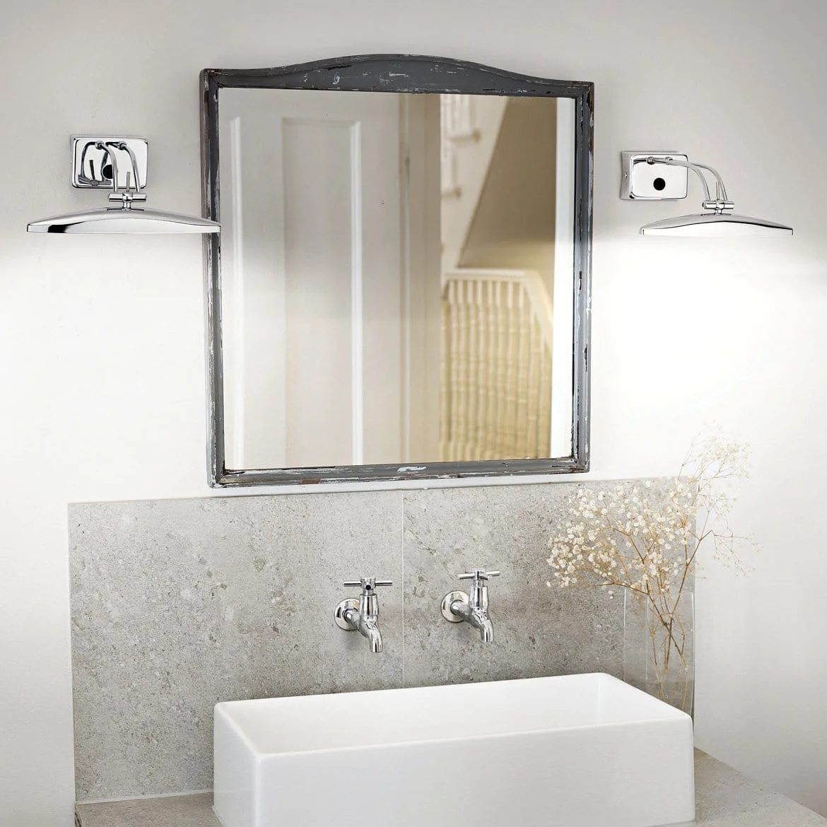 Ideal Lux Wall luminaire MIRROR-20 AP2 Mirror luminaire, 2x G9, 40W, chrome Ideal Lux Wall luminaire MIRROR-20 AP2 Mirror luminaire, 2x G9, 40W, chrome