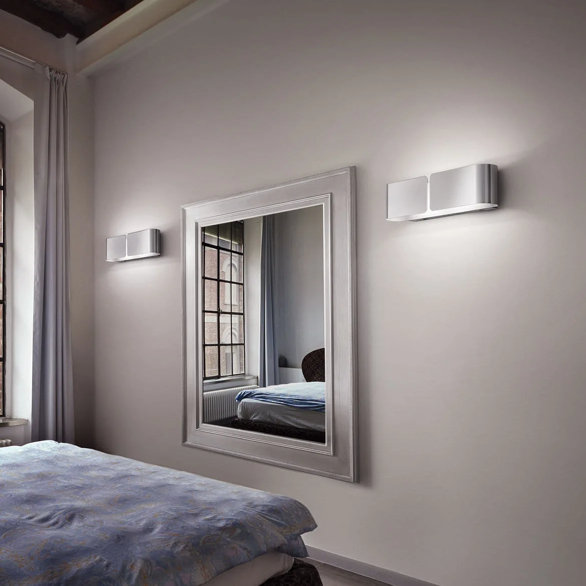 Ideal Lux Luminaire mural CLIP AP2 MINI à 2 flammes G9 IP20, chrome Ideal Lux Luminaire mural CLIP AP2 MINI à 2 flammes G9 IP20, chrome