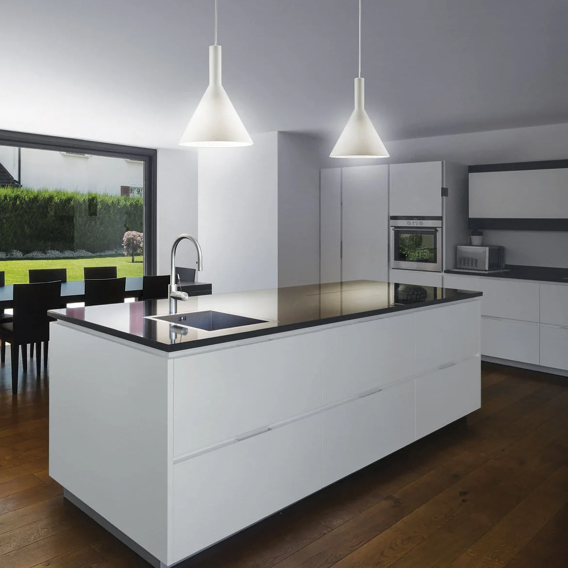 Ideal Lux Luminaire à suspension COCKTAIL SP1 BIG à 1 flamme E27 IP20, blanche Ideal Lux Luminaire à suspension COCKTAIL SP1 BIG à 1 flamme E27 IP20, blanche