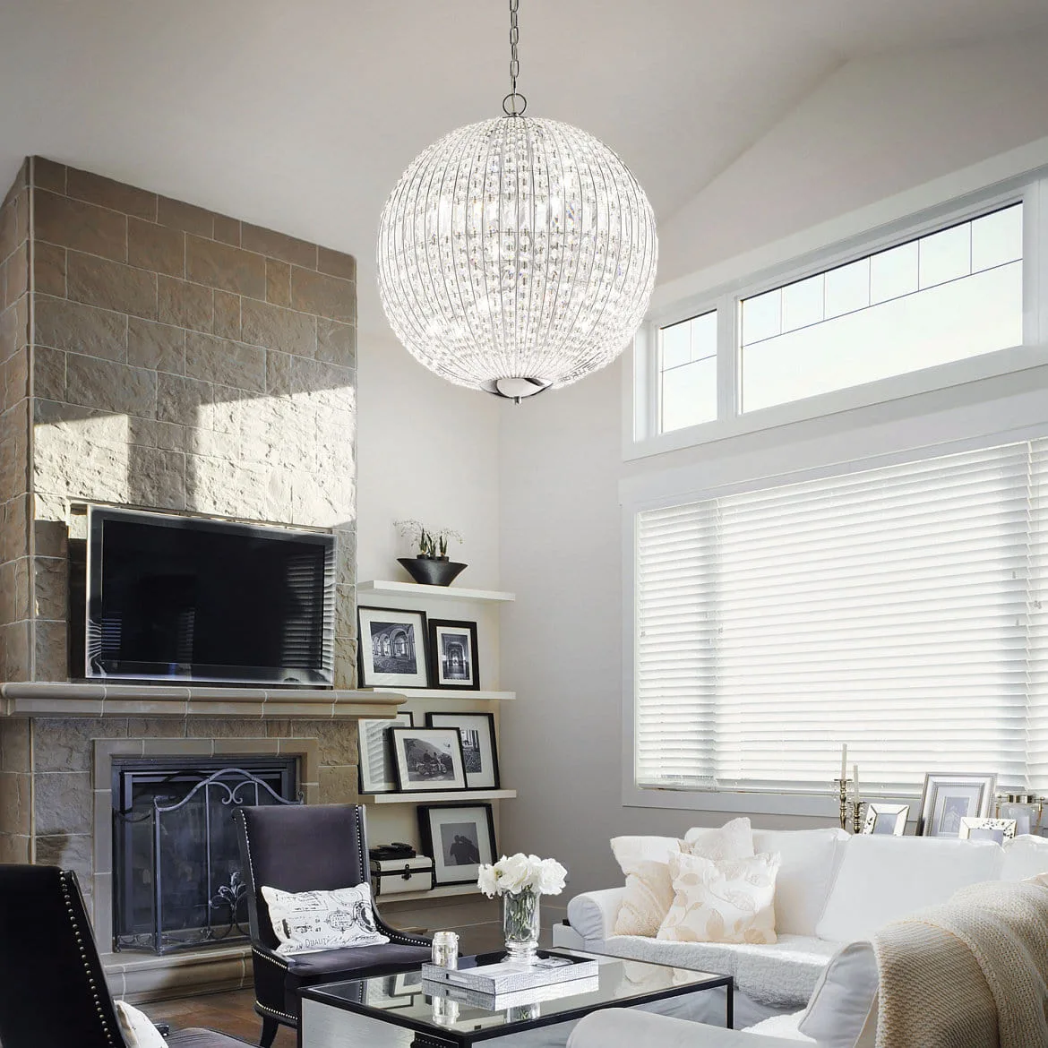 Ideal Lux Luminaire à suspension LUXOR SP6 6 flammes G9 IP20, chrome Ideal Lux Luminaire à suspension LUXOR SP6 6 flammes G9 IP20, chrome