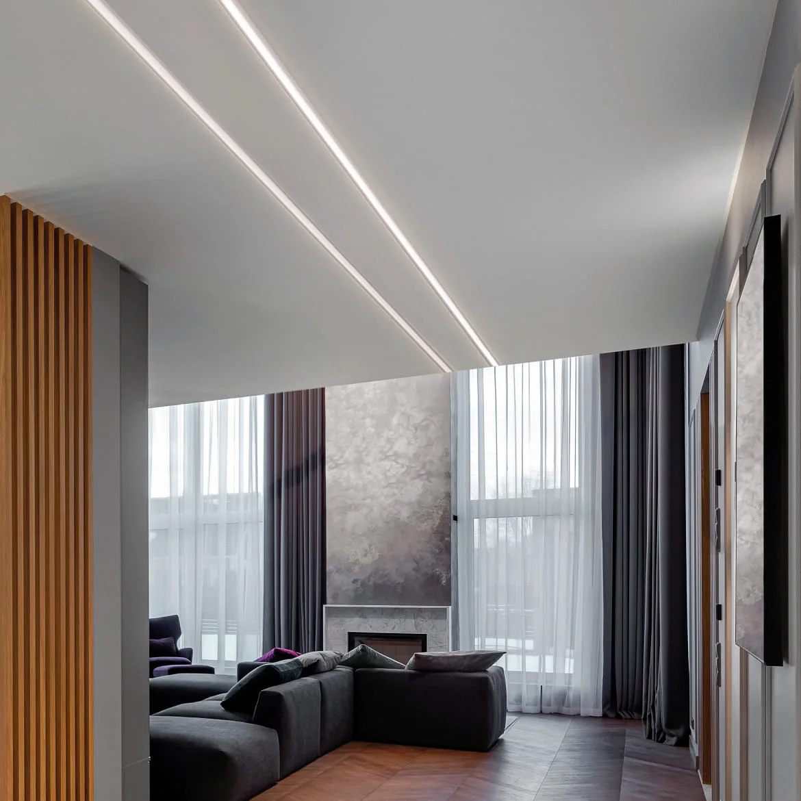 Ideal Lux Profil de montage SLOT SURFACE FLAT, aluminium Ideal Lux Profil de montage SLOT SURFACE FLAT, aluminium