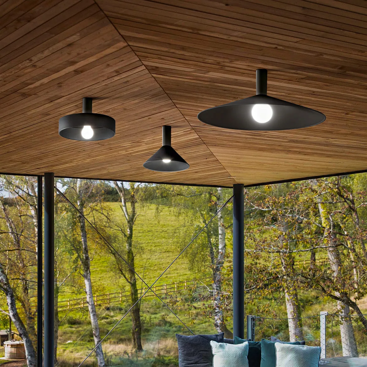 Ideal Lux ceiling luminaire MIX UP MPL1 without shade E27 IP20, black Ideal Lux ceiling luminaire MIX UP MPL1 without shade E27 IP20, black