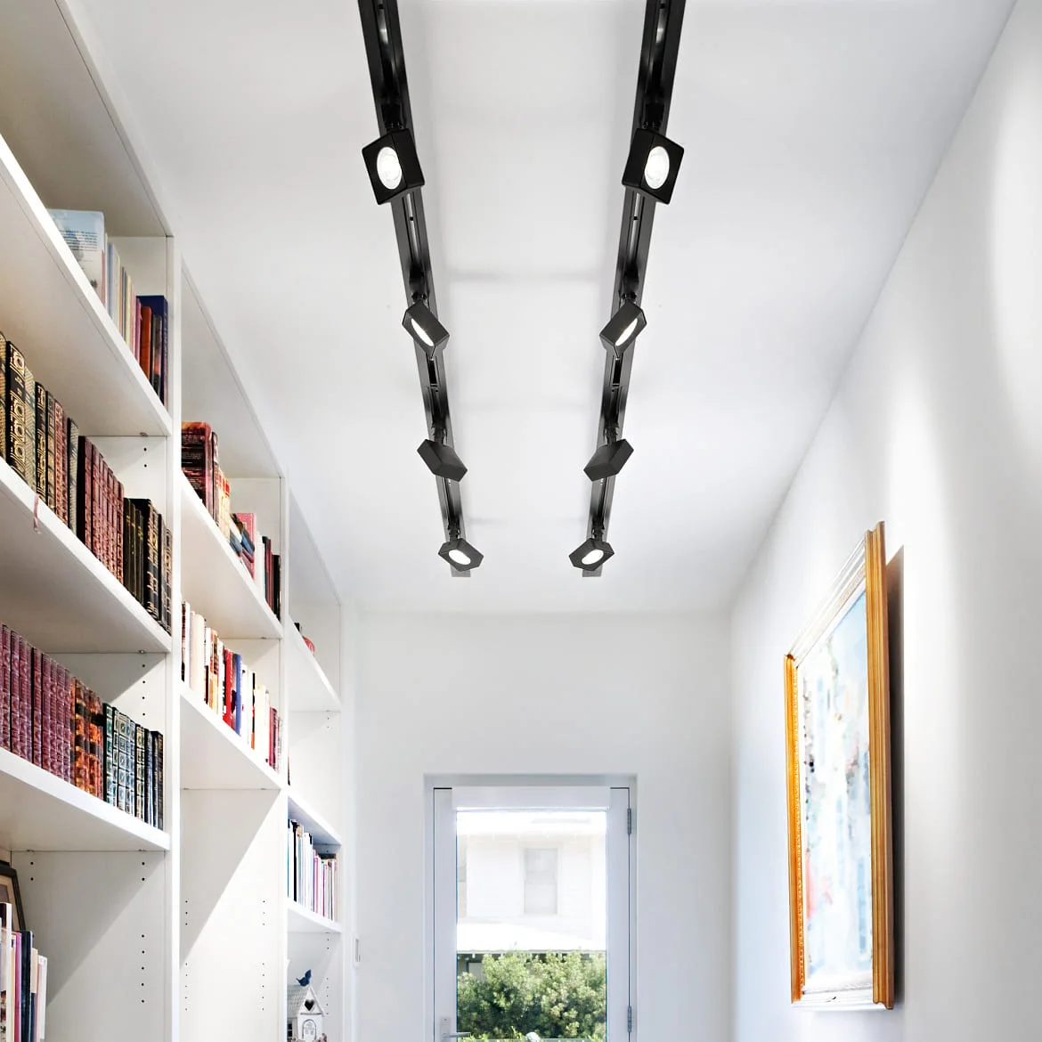 Ideal Lux Projecteur triphasé POV TRACK LED carré, avec adaptateur LED IP20, noir Ideal Lux Projecteur triphasé POV TRACK LED carré, avec adaptateur LED IP20, noir