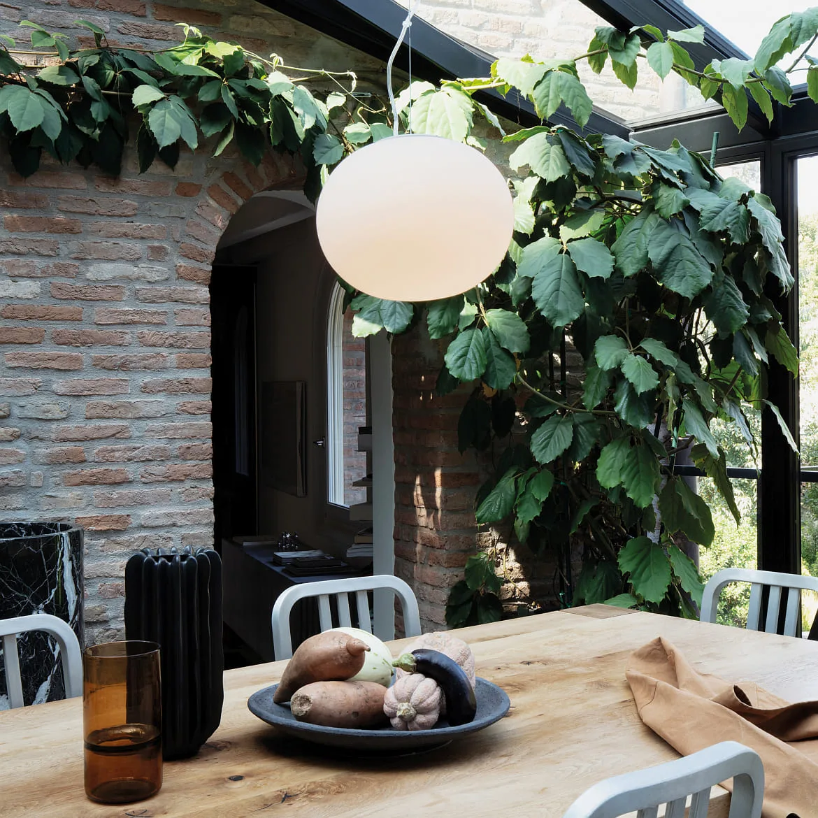 Ideal Lux Luminaire à suspension COTTON 30 E27 IP20, blanche gradable Ideal Lux Luminaire à suspension COTTON 30 E27 IP20, blanche gradable