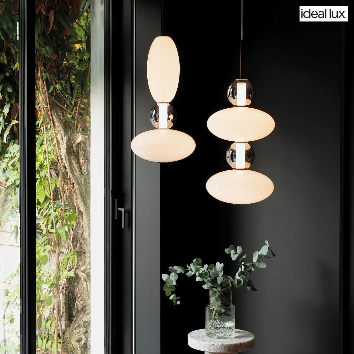 Ideal Lux Luminaire à suspension LUMIERE IP20, blanche Ideal Lux Luminaire à suspension LUMIERE IP20, blanche