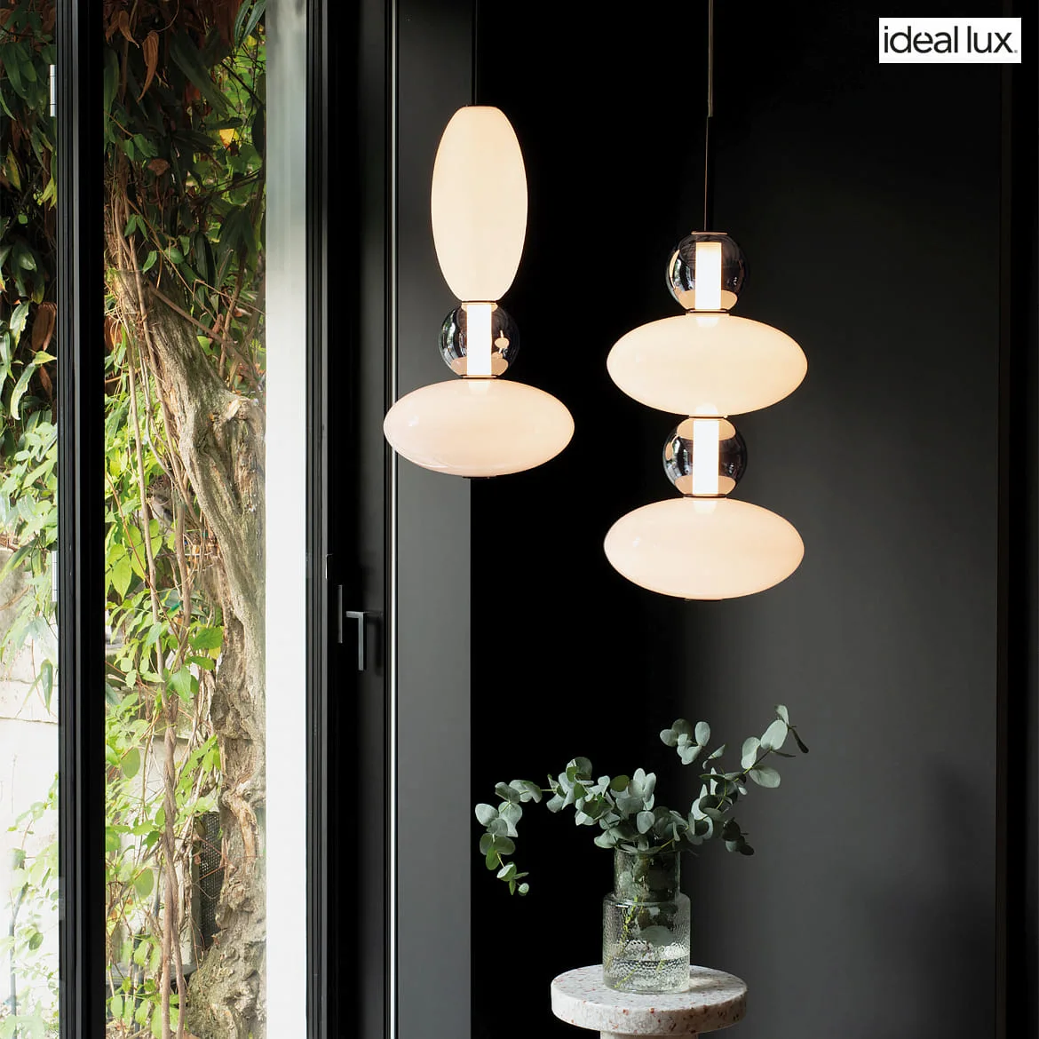 Ideal Lux Luminaire à suspension LUMIERE IP20, blanche Ideal Lux Luminaire à suspension LUMIERE IP20, blanche