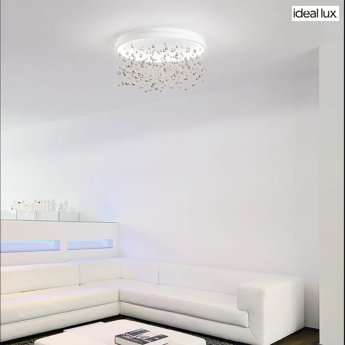Ideal Lux Luminaire de plafond ARMONY 75 IP20, blanche gradable Ideal Lux Luminaire de plafond ARMONY 75 IP20, blanche gradable