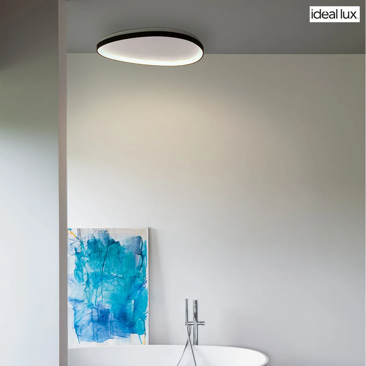 Ideal Lux Luminaire de plafond GEMINI 81 contrôlable par DALI IP20, noir gradable Ideal Lux Luminaire de plafond GEMINI 81 contrôlable par DALI IP20, noir gradable