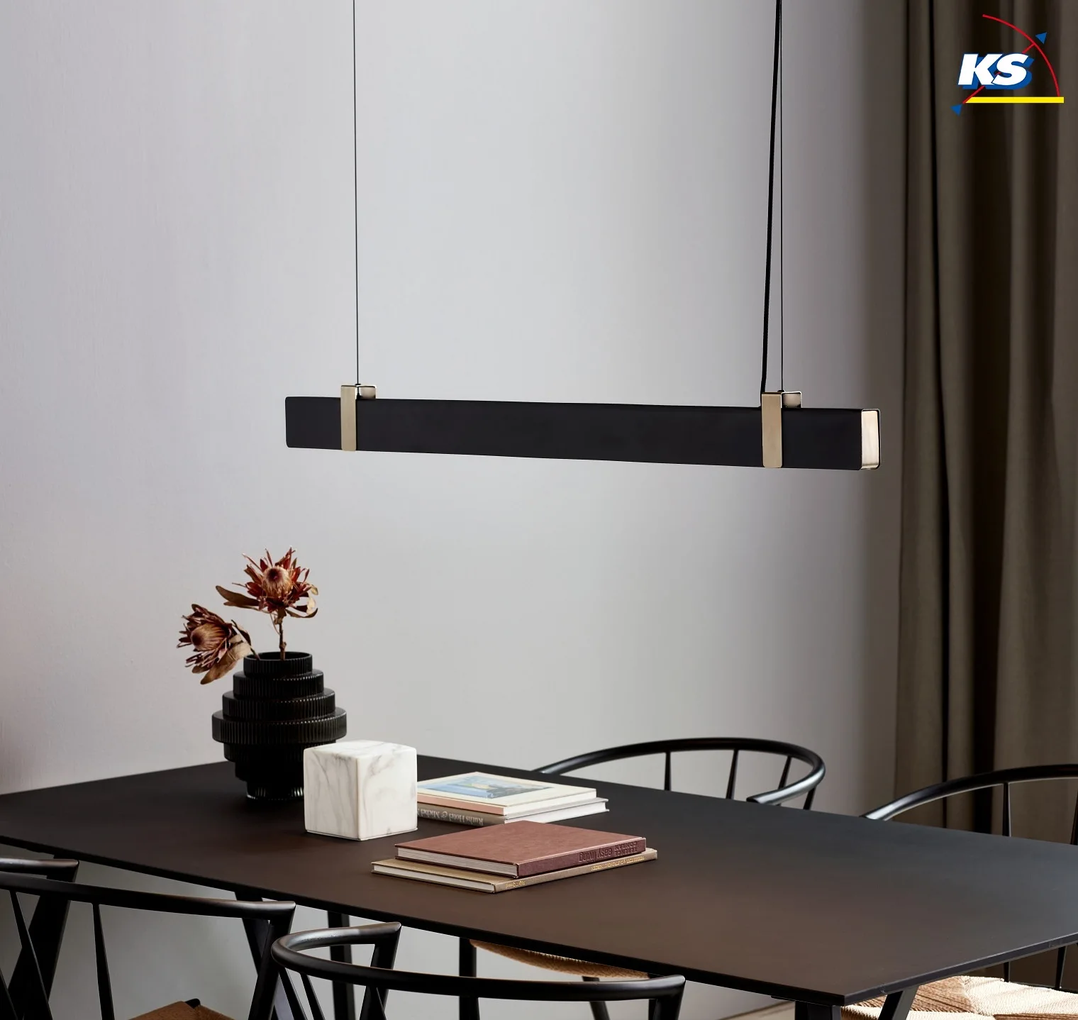 Nordlux LED Pendant luminaire LILT, 28W, 2700K, 2200lm, 3-Step MOODMAKER, black Nordlux LED Pendant luminaire LILT, 28W, 2700K, 2200lm, 3-Step MOODMAKER, black