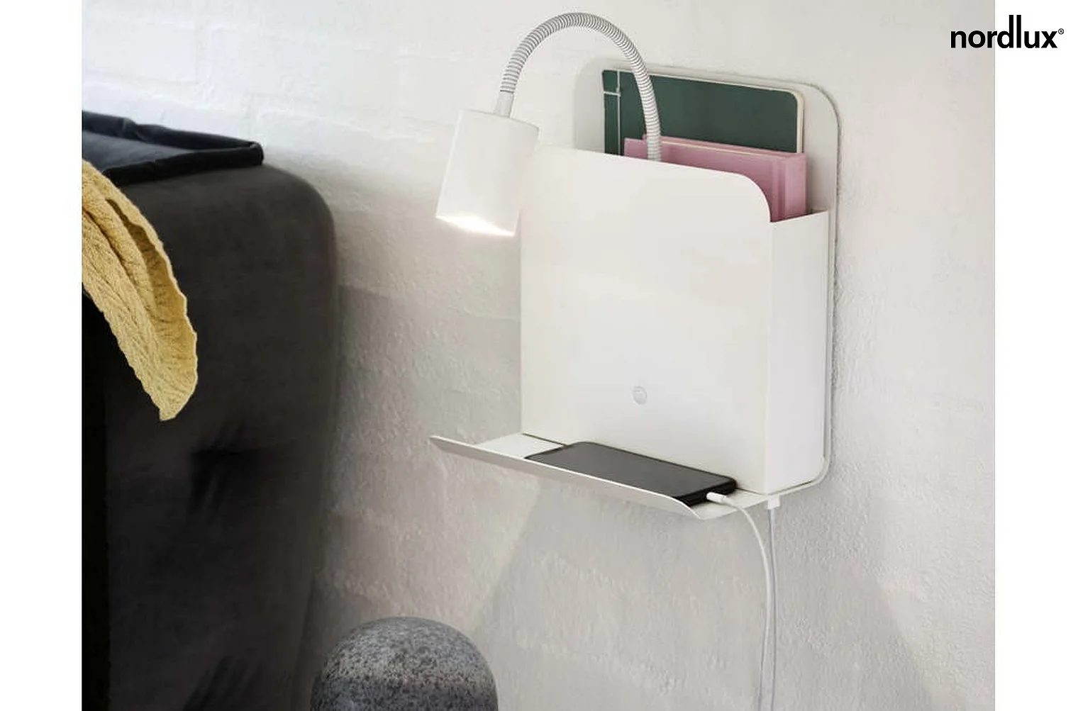 Nordlux Wall luminaire ROOMI, GU10, white Nordlux Wall luminaire ROOMI, GU10, white