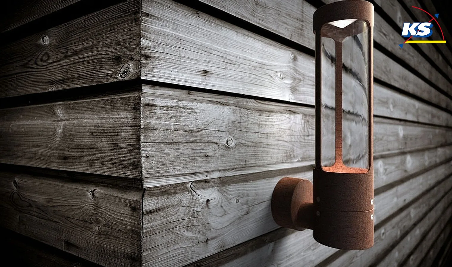 Nordlux Luminaire mural d'extérieur HELIX GU10 IP44, corten Nordlux Luminaire mural d'extérieur HELIX GU10 IP44, corten