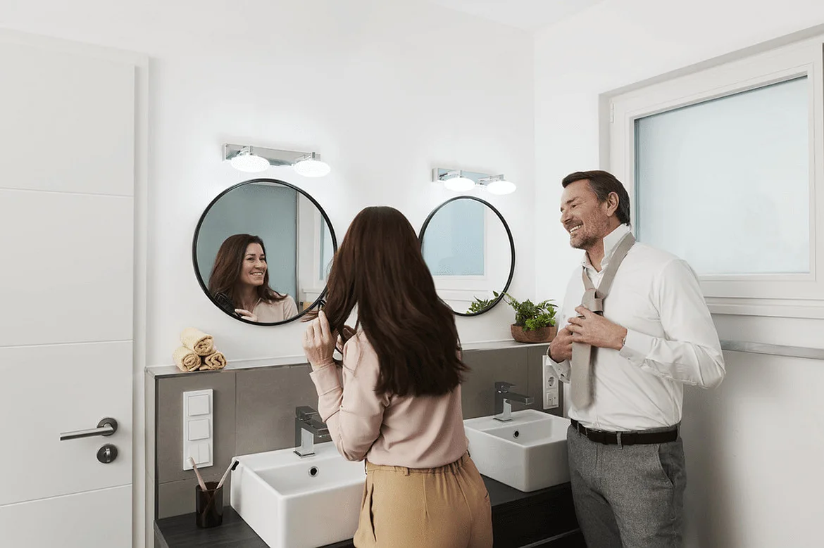 Ledvance Luminaire mural SMART+ WIFI ORBIS WALL ELYPSE 340MM TW Tunable White, contrôlable via WLAN / WIFI IP44, gradable Ledvance Luminaire mural SMART+ WIFI ORBIS WALL ELYPSE 340MM TW Tunable White, contrôlable via WLAN / WIFI IP44, gradable