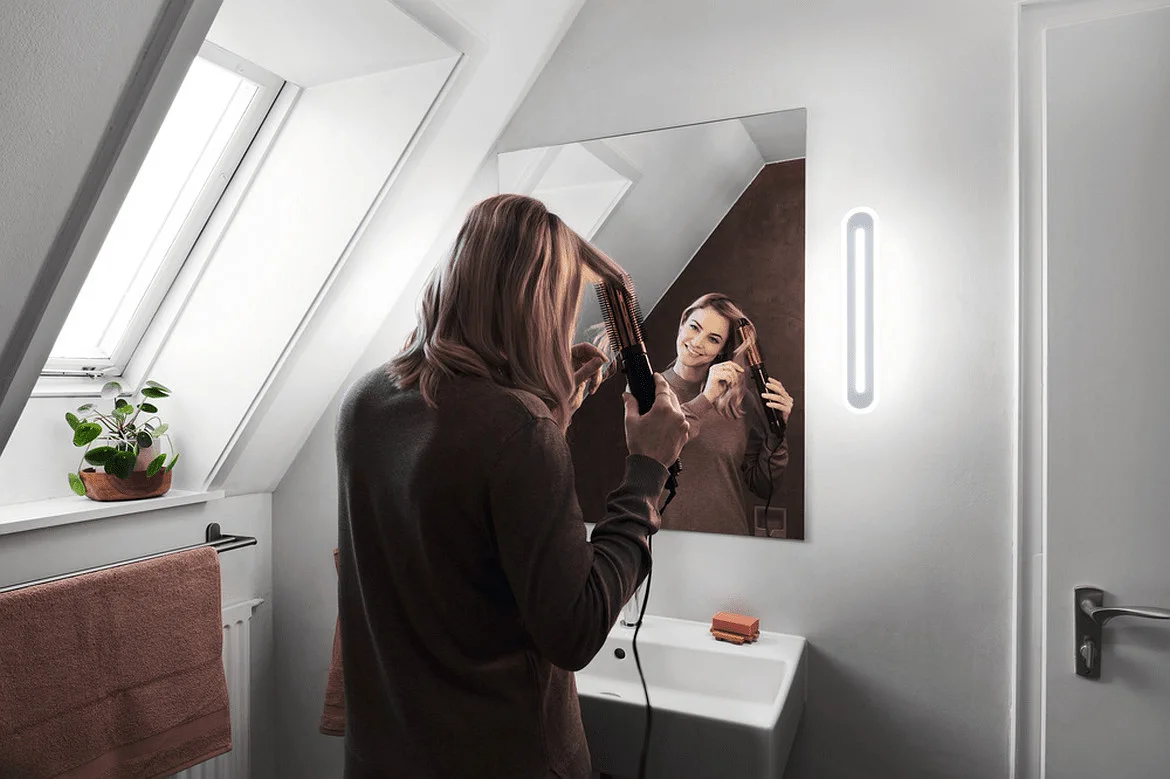 Ledvance wall luminaire SMART+ WIFI ORBIS WALL BATH 400MM TW tunable white, controllable via WLAN / WIFI IP44, dimmable Ledvance wall luminaire SMART+ WIFI ORBIS WALL BATH 400MM TW tunable white, controllable via WLAN / WIFI IP44, dimmable