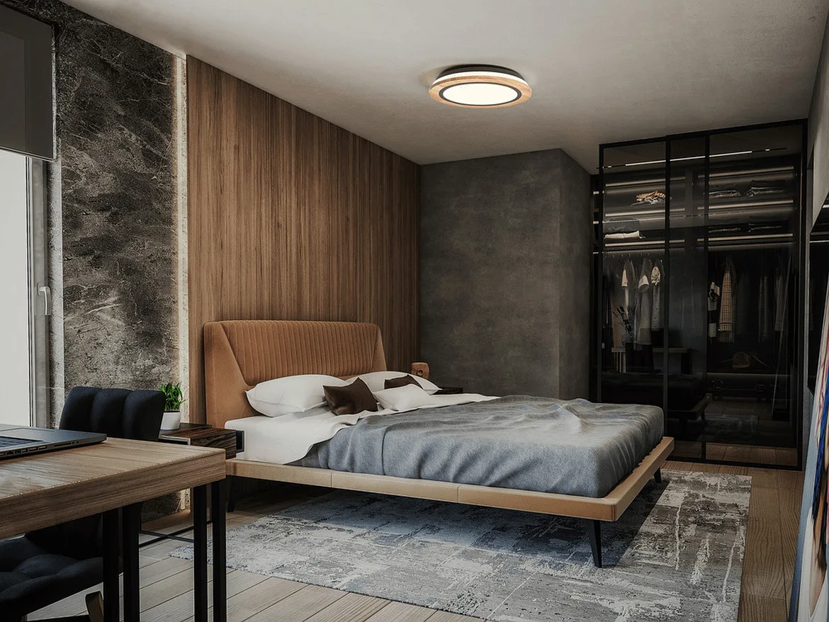 Ledvance Luminaire de plafond SMART+ WIFI ORBIS WOOD 400 TW Tunable White, contrôlable via WLAN / WIFI, gradable Ledvance Luminaire de plafond SMART+ WIFI ORBIS WOOD 400 TW Tunable White, contrôlable via WLAN / WIFI, gradable