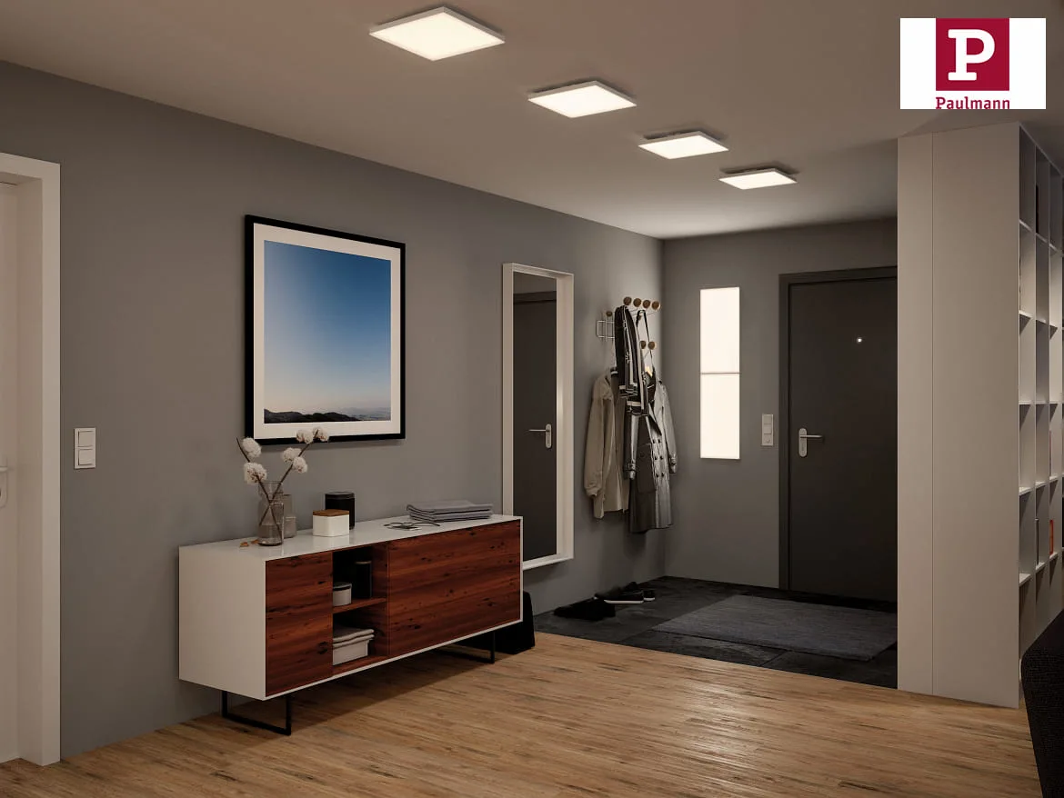 Paulmann LED Panel VELORA surfaced mounting, 30cm, 230V, 20W 3000K 1500lm, not dimmable, white matt Paulmann LED Panel VELORA surfaced mounting, 30cm, 230V, 20W 3000K 1500lm, not dimmable, white matt