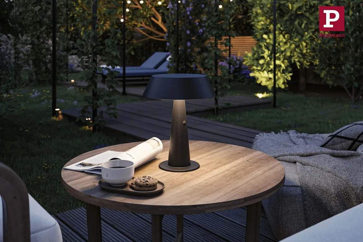 Paulmann solar lamp SOALA IP44, anthracite dimmable Paulmann solar lamp SOALA IP44, anthracite dimmable