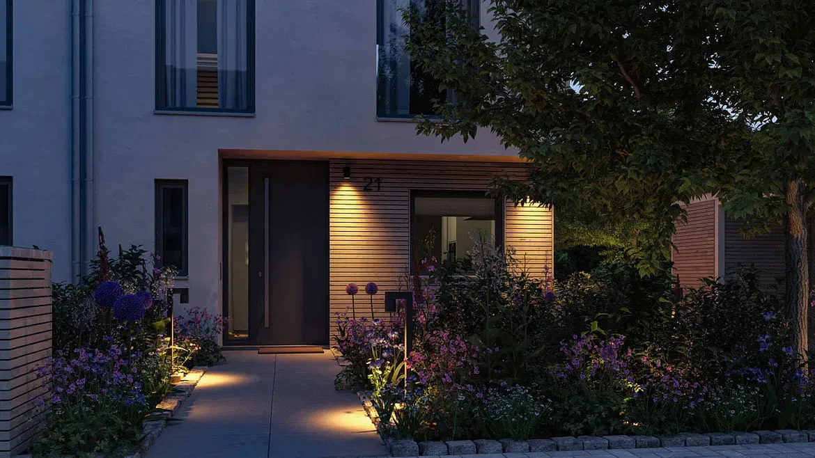 Paulmann outdoor wall luminaire KIMU switchable, cardanic swivelling, insect friendly IP44, anthracite Paulmann outdoor wall luminaire KIMU switchable, cardanic swivelling, insect friendly IP44, anthracite