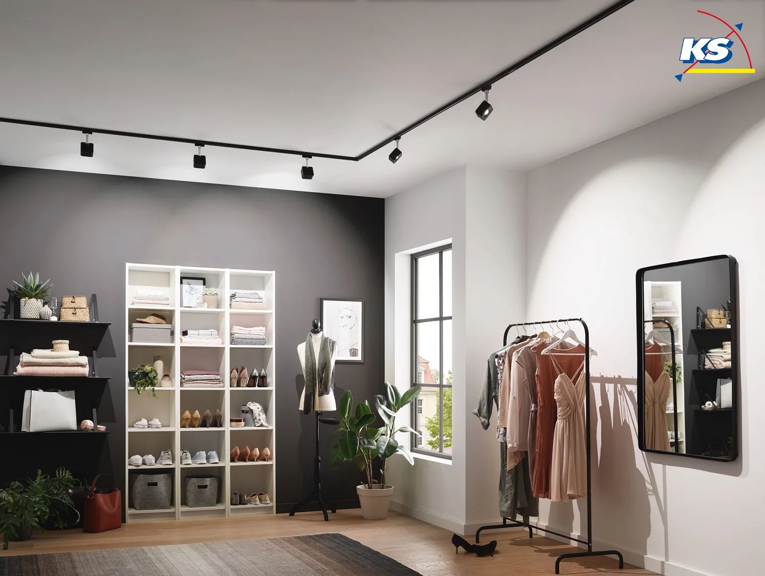 Paulmann Spot URAIL TUBO LED rotatif, inclinable, noir mat Paulmann Spot URAIL TUBO LED rotatif, inclinable, noir mat