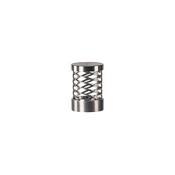 Grille pour TRUST cylindrique, acier inoxydable brossé